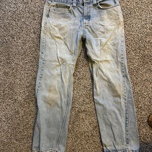 Carhartt Men's Light Blue Relaxed Jeans